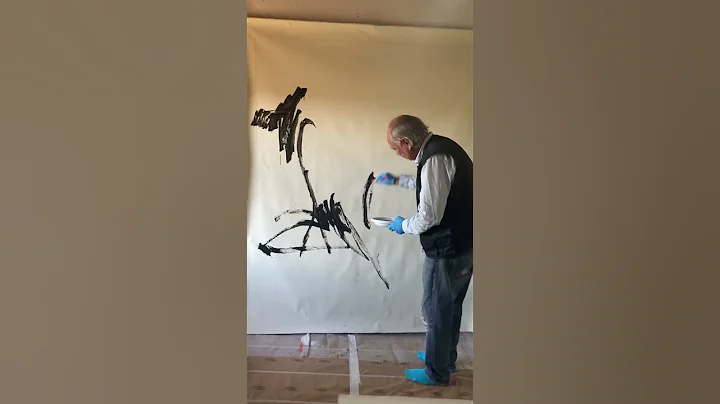 Johnny Apodaca Painting In The Umbrian Studio, 2022