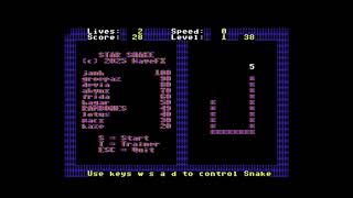 Star Snake C64 gameplay