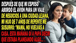 En El Aeropuerto✈️ Mi Hijo Susurró： ＂¡Mami, No Vuelvas A Casa!＂⁉️Llamé A La Policía 10 Min. Después👮