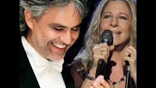 Chords for Barbra Streisand with Andrea Bocelli  "I Still Can See Your Face"