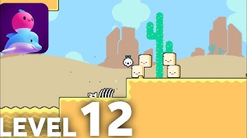 Dadish 3 Walkthrough Gameplay Level 12 - POLVUJO DESERT (Android, iOS)