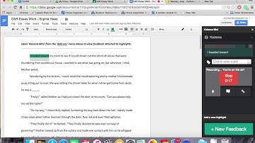 kaizena voice comments in google drive, docs, classroom
