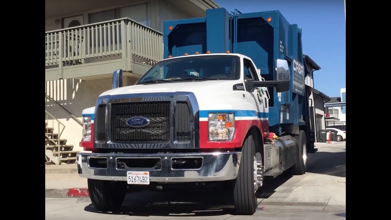 CR&R Ford F750 V10 Pakmor Rear Loader - YouTube