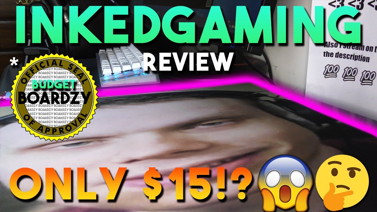 Inked Gaming Mousepad Review (15 Budget BEAST) YouTube