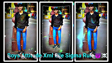 New Trend Attitude Xml File 😈😤 New Xml File☠️|| New Trend XML File📈 Alight motion Xml File🔰