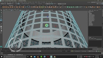 Garbage bin model with Maya