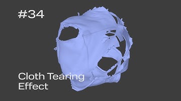 Cinema 4D Quick Tip #34 - Cloth Tearing Effect (Project File on Patreon)