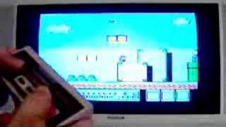 Running emulated NES with original NES controller