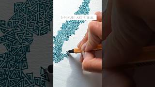 This is Abstract Spiralism. Mindful, meditative art practice. #artritual #creativepractice