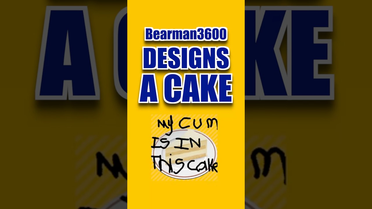 Bearman3600 Designs a Cake #tomodachilife #bearman3600 #sucks