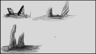 TITLE: Monochromatic Digital Brush Techniques in a Grid Format