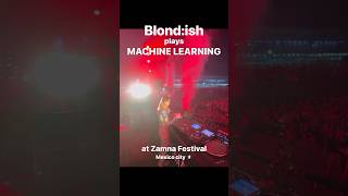 Blond:ish playing my track  &#39;Machine Learning&#39; at Zamna, Mexico City 🇲🇽🖤