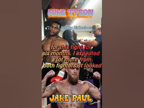Jake paul tyson fight main event time