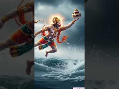 हनुमान जी ने तूफान में खरगोश का केक बचाया 😭⚡ |#shorts #hanuman #kiranaishorts #ytstudioes