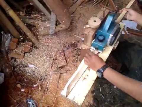 Cara Mudah Membuat Mesin Serut Kayu