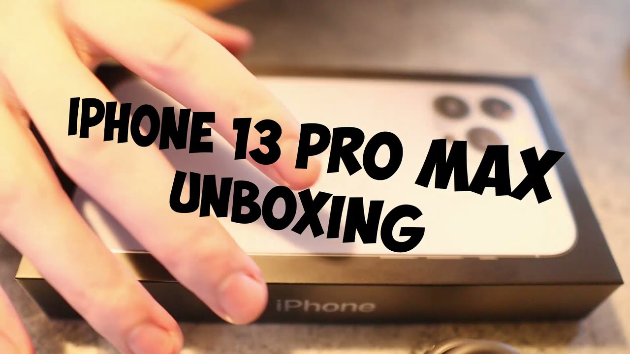 Most Satisfying iPhone 13 Pro Max Unboxing! (Sierra Blue)