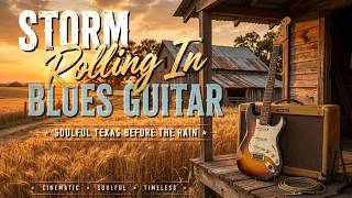 Storm Rolling in Blues Guitar – Soulful Texas Rainy Vibes | Harmony of Soul