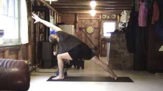Getting Down & Not Collapsing in Parsvakonasana (Yoga Asana, side angle pose)