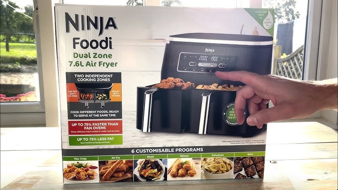 Unboxing  Ninja Foodi Dual Zone Air Fryer MAX 9 5 lt & How To Set