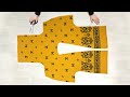 Only 1 Meter Fabric and Fast 💥 1 Piece Very Easy Cut Wrap Blouse Sewing