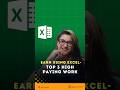 Top 3 Tips to EARN MONEY from MS Excel | Excel Tutorial for Beginners #shorts
