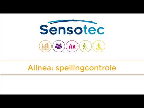 Alinea - spellingcontrole