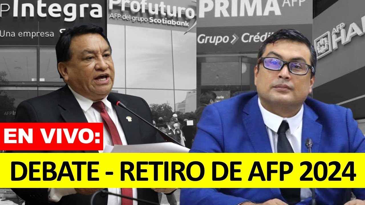 🔴EN VIVO: Pleno del congreso debate sobre el RETIRO DE FONDOS DE LA AFP ...