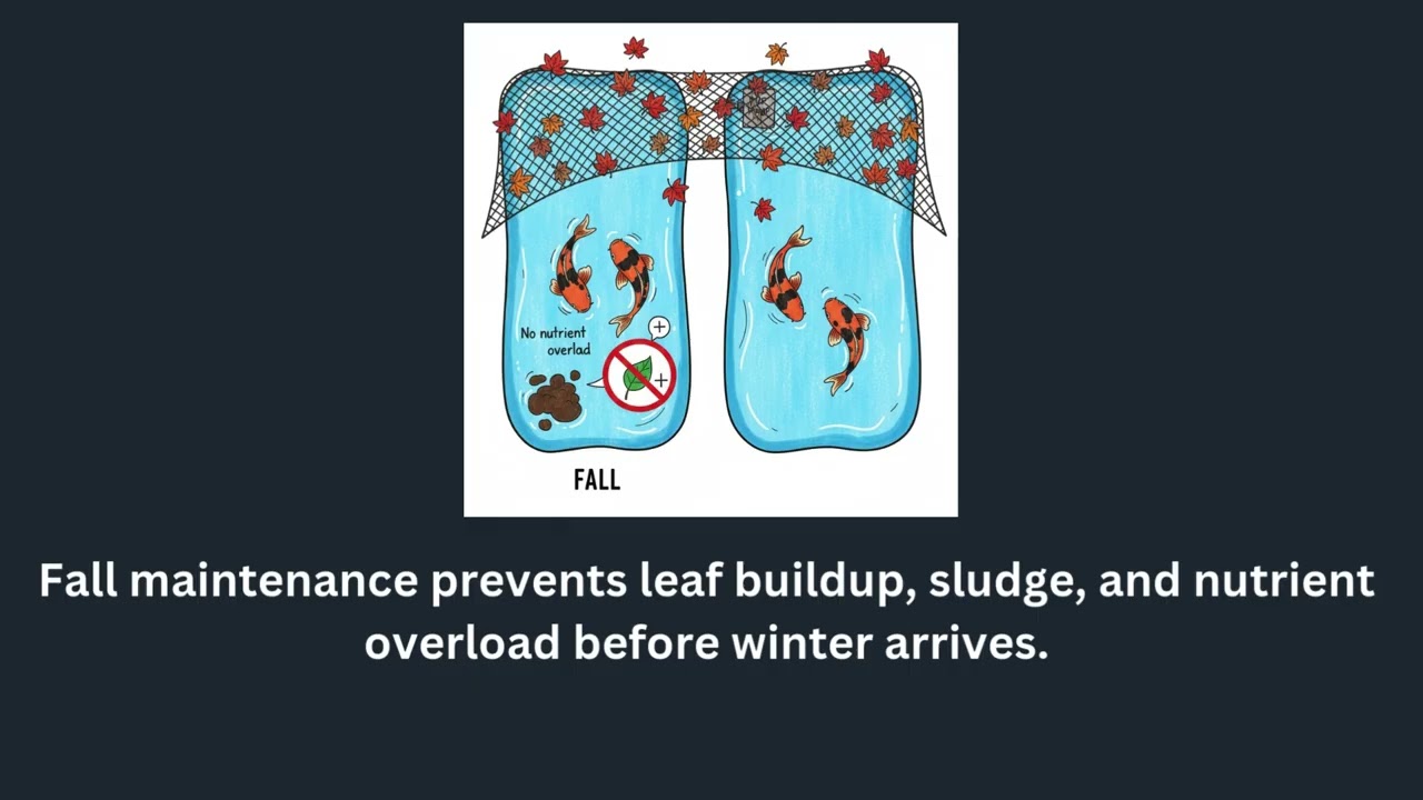 ⁣Seasonal Pond Maintenance Checklist (Spring–Winter)