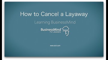 How to Cancel an Item on Layaway and manage the prepayments associated with the canceled Layaway