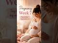 Week 7 : hits differently 🤍 #momtobe #pregnancyweekbyweek #pregnancytips #babygrowth
