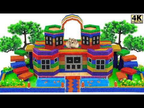 DIY - Cómo construir una preciosa villa gemela usando imanes