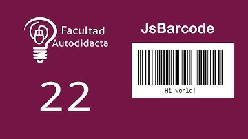 Crear código de barras con jsBarcode