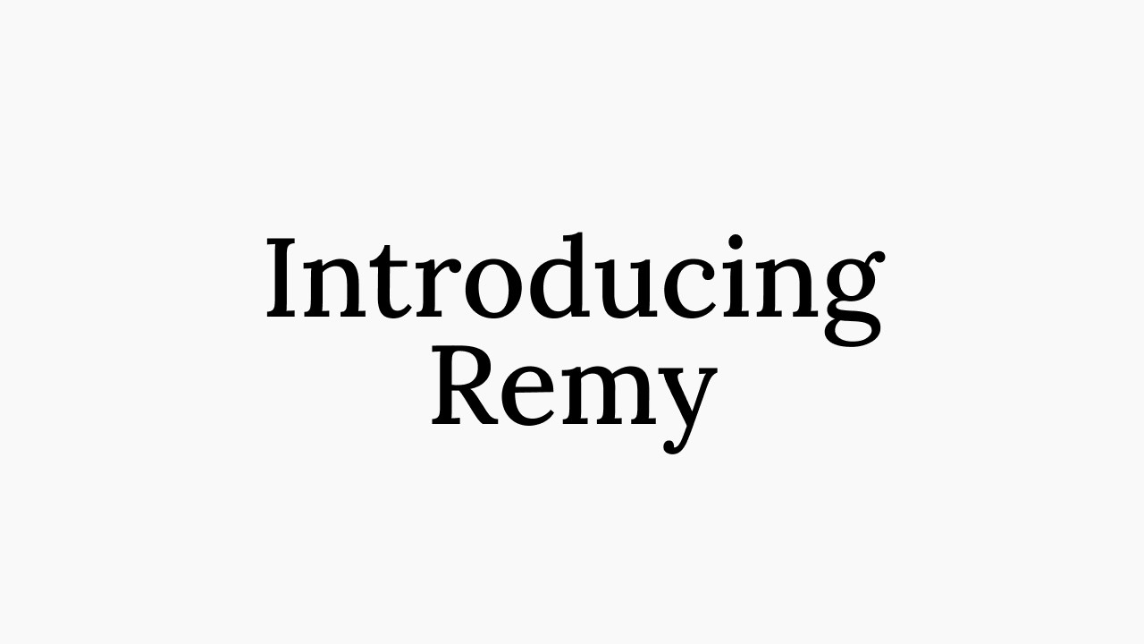 Demo built with Remy