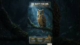 Buffy Fish Owl: The Smallest Night Hunter You’ve Never Seen! 🦉🌙 #owl #animalfacts #usa