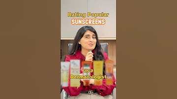 Rating Popular Sunscreens as a Dermatologist #dermatologisttips #skincare #skincaretips