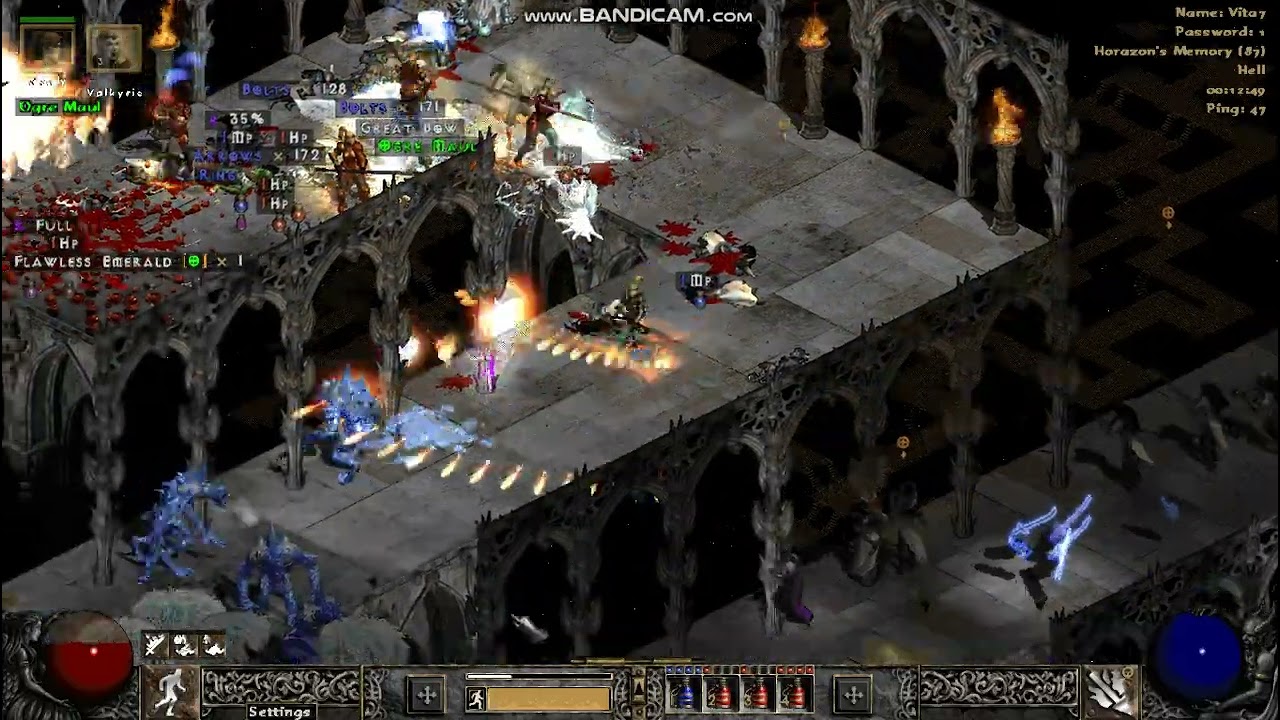 Project Diablo 2 S9 Amazon Fire Arrow Map Horazon Memory