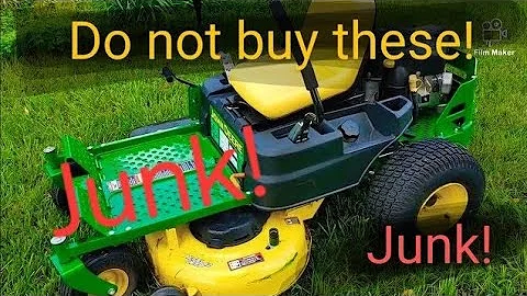 Worst Lawn Mowers Ever! DO NOT BUY THIS JUNK