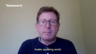 Kristian Rumble introduces the Professional Standards Framework 2023 in Arabic