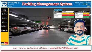 Car Parking Management System Complete Demo