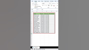 Ms Excel में Employee Ka Working Hours कैसे निकालें ! 💯👌🔥/#realshahnawaj #excel #exceltutorial