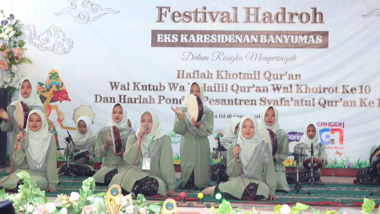 FESTIVAL HADROH PPSQ_Karesidenan Banyumas_Miftahussalam Pesahangan💚💚 #festivalhadroh #sholawat