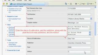KU Libraries - How To Request KU Owned Book Chapter