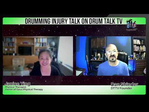 Drumming Injury Talk with PT Janice Ying and DTTV's Dan Shinder - June 12, 2026