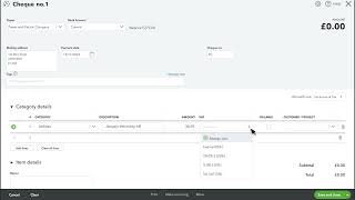 How to record and print cheques in QuickBooks