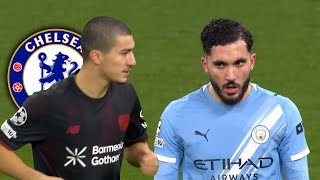 Ibrahim Maza vs Man City | Duel With Cherki 🔥| Chelsea Target 🇩🇿🔵