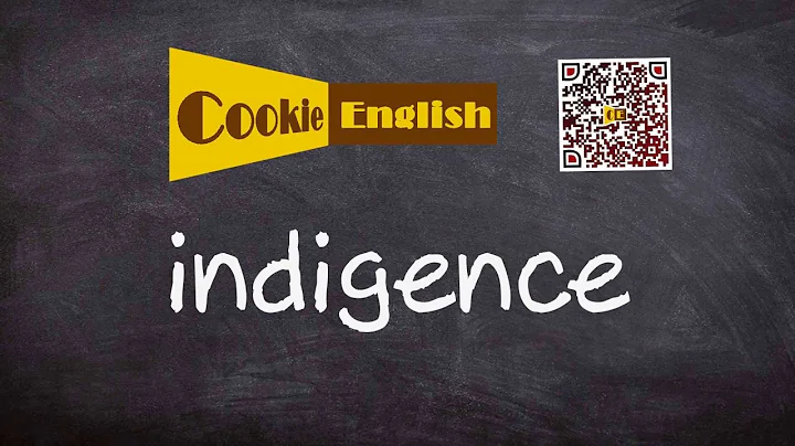 Indigence   Pronunciation, Paraphrase, Listen & Practice