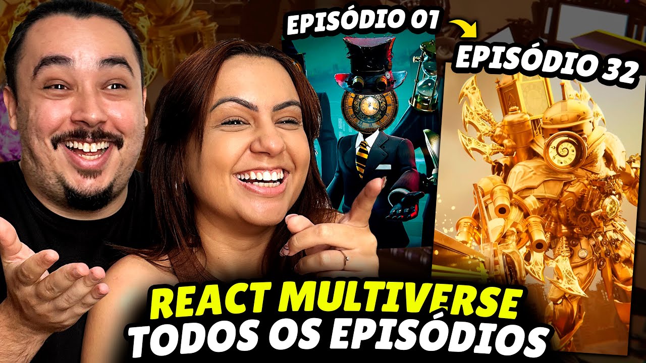 MINHA AMIGA REAGINDO A 2 HORAS DE SKIBIDI TOILET MULTIVERSE!! (TODOS OS EPISÓDIOS - REACT)
