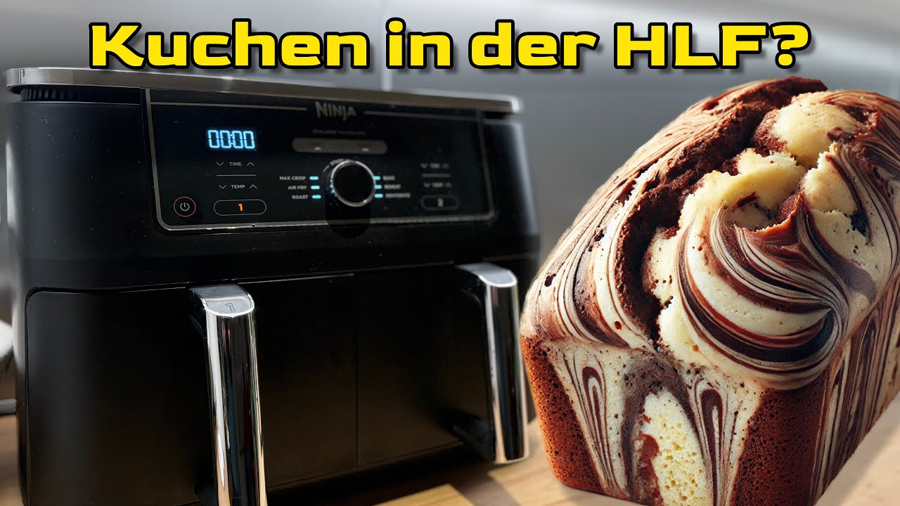 Marmorkuchen in der Heißluftfritteuse – geht das? Ja!