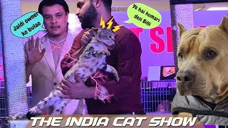 Biggest India Cat show gone wrong💀🙈 - Cat 🐈‍⬛attacked on Foreign Judge 👹