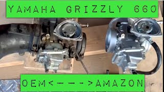 Yamaha Grizzly 660 Carburetor Replacement  (Amazon!!) with review. How to: remove & install